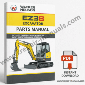 Parts manual for Wacker Neuson EZ38 Excavator