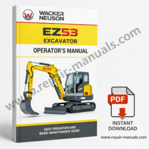 Operator's manual for Wacker Neuson ET65