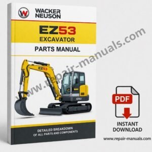 Parts manual for Wacker Neuson EZ53 Excavator