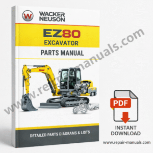 Parts manual for Wacker Neuson EZ80 Excavator