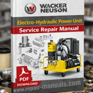 Service repair manual for Wacker Neuson Electro-hydraulic power unit