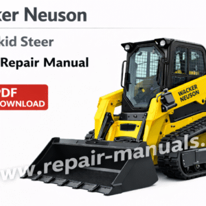 Wacker Neuson ST35 SkidSteer Service Repair Manual