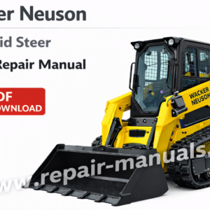 Cover of the Wacker Neuson ST45 SkidSteer service repair manual