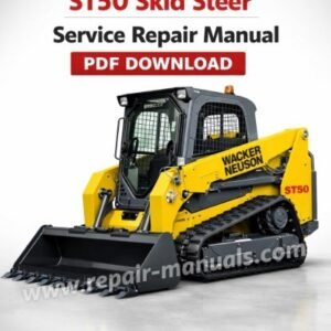 Wacker Neuson ST50 Skid Steer Service Repair Manual