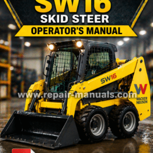 Operator's Manual for Wacker Neuson SW16 Skid Steer