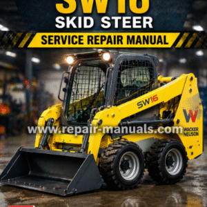 Wacker Neuson SW16 Skid Steer Service Repair Manual