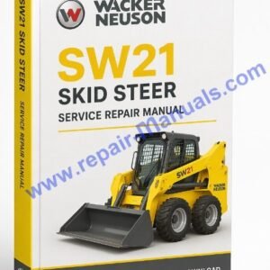Service repair manual for Wacker Neuson SW21 Skid Steer