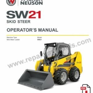 Operator's Manual for Wacker Neuson SW21 Skid Steer