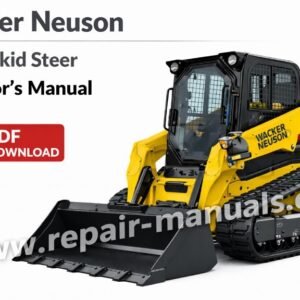 Operator's Manual for Wacker Neuson SW32 SkidSteer