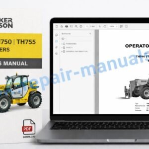 Operator's Manual for Wacker Neuson TH744