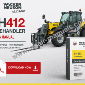 Parts manual for Wacker Neuson TH412 Telehandler
