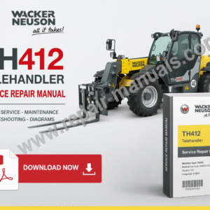 Service Repair Manual for Wacker Neuson TH412 Telehandler