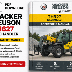 Wacker Neuson TH627 Telehandler Operator's Manual