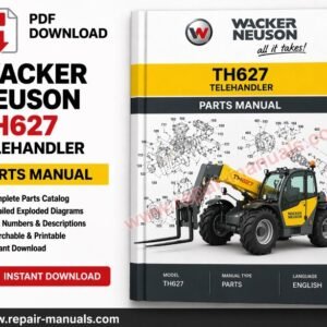 Parts manual for Wacker Neuson TH627 Telehandler