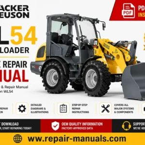 Service Repair Manual for Wacker Neuson WL54 Wheel Loader