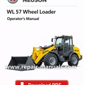 Operator's Manual for Wacker Neuson WL57 Wheel Loader