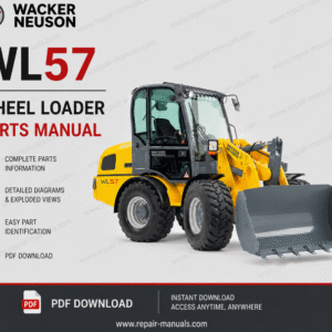 Parts manual for Wacker Neuson WL57 Wheel Loader