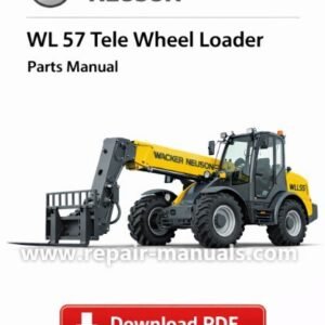 Parts manual for Wacker Neuson WL57 Tele Wheel Loader