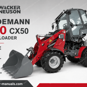 Service repair manual for Wacker Neuson Weidemann 1770 CX50 Wheel Loader