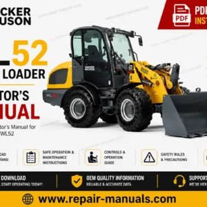 Operator's Manual for Wacker Neuson WL52 Wheel Loader